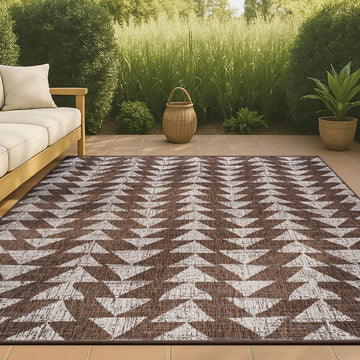 Andratx Modern Tribal Geometric Indoor/outdoor Area Rug